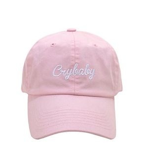 Pink Crybaby dad cap